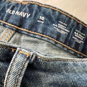 Old Navy OG Curvy button fly jeans